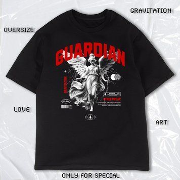 Футболка OVERSIZE "GUARDIAN" 6169 фото