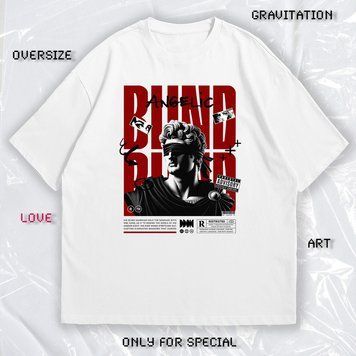 Футболка OVERSIZE "BLIND" 6331 фото