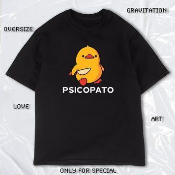 Футболка OVERSIZE "PSICOPATO" 1673 фото