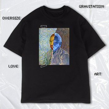 Футболка OVERSIZE "Van Gogh" 1457 фото