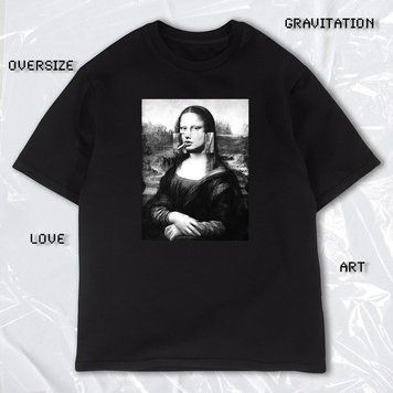 Футболка OVERSIZE "MONA LISA" 1247 фото