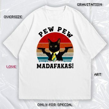 Футболка Oversize "PEW PEW" S12 фото