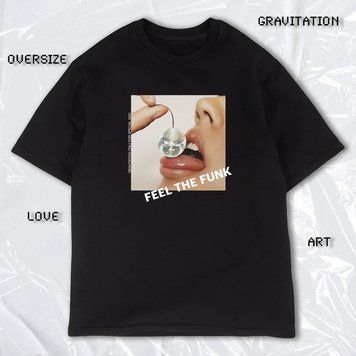 Футболка OVERSIZE "funk" 1403 фото