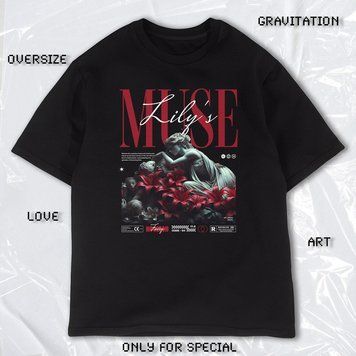Футболка OVERSIZE "MUSE" 6301 фото