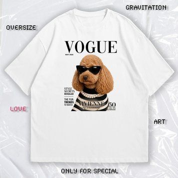 Футболка OVERSIZE "DOGUE" 8120 фото
