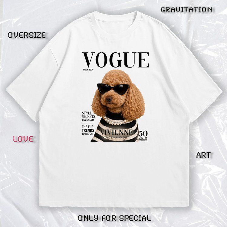 Футболка OVERSIZE "DOGUE" 8120 фото