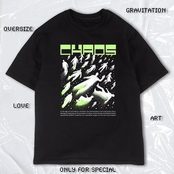 Футболка OVERSIZE "CHAOS" 6355 фото