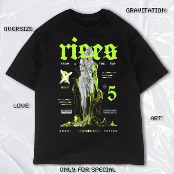 Футболка OVERSIZE "RISES" 6307 фото
