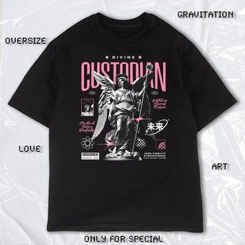 Футболка OVERSIZE "CUSTODIAN" 6259 фото