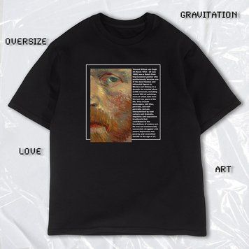 Футболка OVERSIZE "Van Gogh" 1421 фото