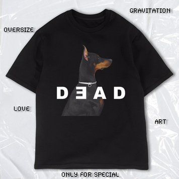 Футболка OVERSIZE "DEAD" 1661 фото